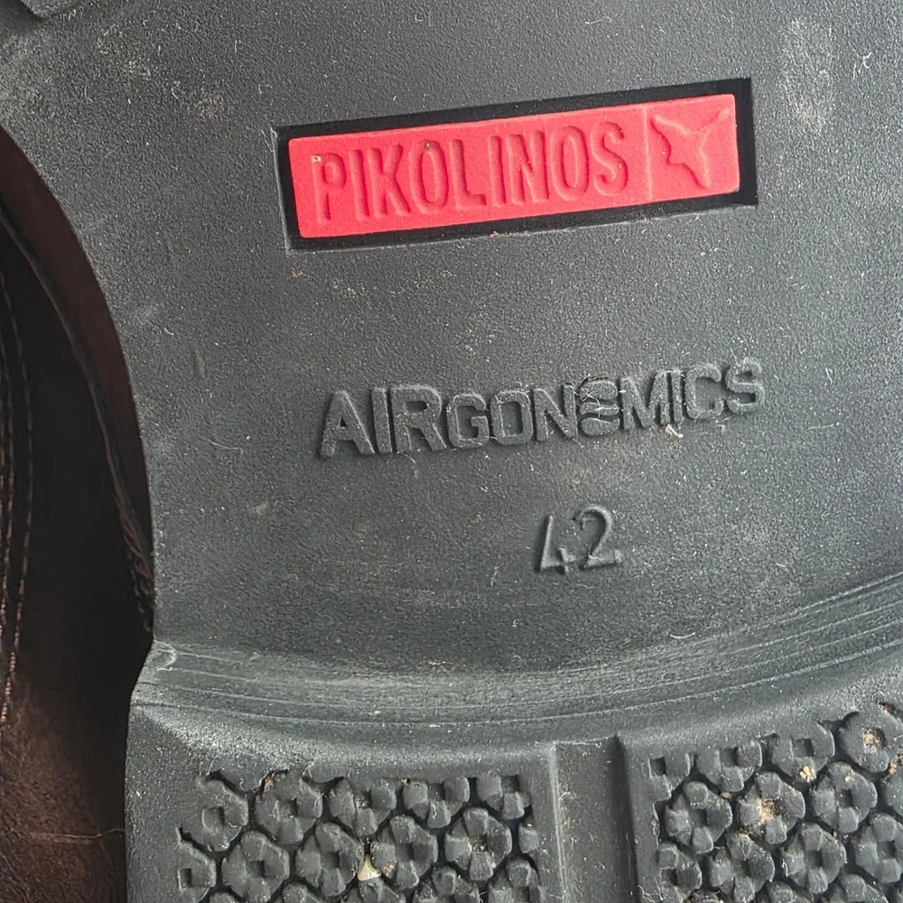 Pikolinos Derby Shoes‎ Men 42 9US Brown Leather Airgonemics Lace Up Dress Shoes